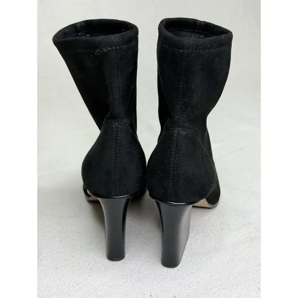 Donald J Pliner Black Suede Ankle Booties Boot Size 6 M Boots